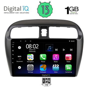DIGITAL IQ RSA 1448_GPS (9inc) MULTIMEDIA TABLET OEM MITSUBISHI SPACESTAR mod. 2013-2020