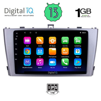 DIGITAL IQ RSA 1705_GPS (9inc) MULTIMEDIA TABLET OEM TOYOTA AVENSIS (T27) mod. 2009-2015