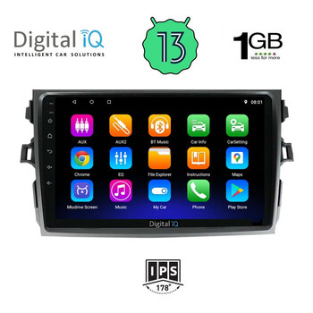 DIGITAL IQ RSA 1713_GPS (9inc) MULTIMEDIA TABLET OEM TOYOTA COROLLA 4D mod. 2006-2012