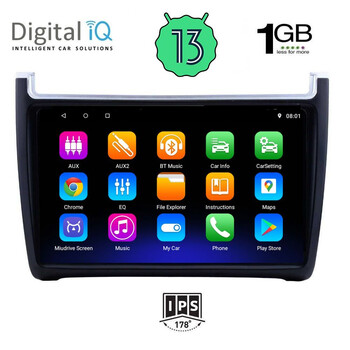 DIGITAL IQ RSA 1757_GPS (9inc) MULTIMEDIA TABLET OEM VW POLO mod. 2014-2017