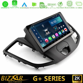 Bizzar g+ Series Ford Transit 2014-> 8core Android12 6+128gb Navigation Multimedia Tablet 9 u-g-Fd1554