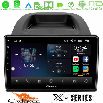 Cadence x Series Ford Ecosport 2018-2020 8core Android12 4+64gb Navigation Multimedia Tablet 10 u-x-Fd0279