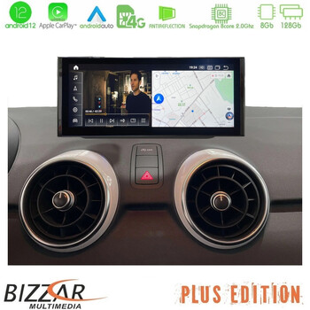 Bizzar oem Audi a1 (8x) 2010-2018 Android12 (8+128gb) Navigation Multimedia 10.25″ hd Anti-Reflection u-au-1201