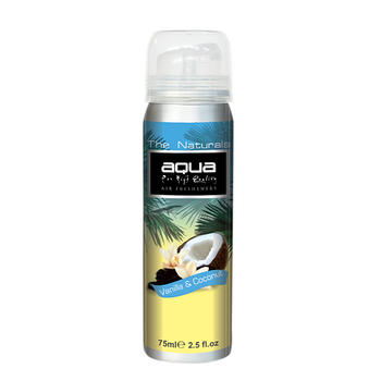 10-708/AQ ΑΡΩΜΑΤΙΚΟ ΑΥΤΟΚΙΝΗΤΟΥ ΣΕ ΣΠΡΕΙ (SPRAY)  ΜΕ ΑΡΩΜΑ ΚΑΡΥΔΑ & ΒΑΝΙΛΙΑ FRUITS SERIES 75ml AQUA - 1 TEM.