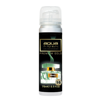 10-891/AQ ΑΡΩΜΑΤΙΚΟ ΑΥΤΟΚΙΝΗΤΟΥ ΣΕ ΣΠΡΕΙ (SPRAY)  ΜΕ ΑΡΩΜΑ BOSS PREMIUM GOLD SERIES 75ml AQUA - 1 TEM.