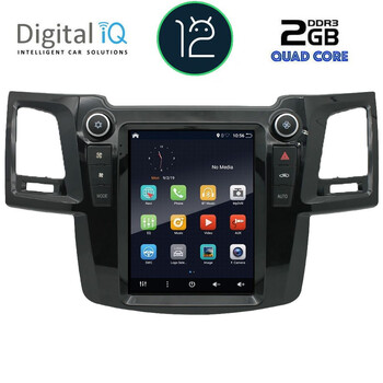DIGITAL IQ BX 2965_GPS TESLA STYLE OEM TOYOTA HILUX mod. 2005-2015