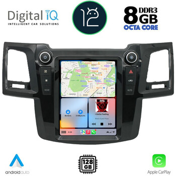 DIGITAL IQ BXD 8965_CPA TESLA STYLE OEM TOYOTA HILUX mod. 2005-2015
