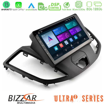 Bizzar Ultra Series Ford Transit 2014-&Gt; 8core Android13 8+128gb Navigation Multimedia Tablet 9 u-ul2-Fd1554