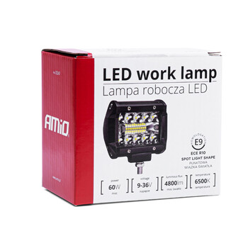 03247/AM ΠΡΟΒΟΛΕΑΣ ΕΡΓΑΣΙΑΣ WORKING LAMP LED 20xSMD 60W 9-36V 6.500K 4.800lm 95x74x55mm AWL36 ΑMiO - 1 TEM.
