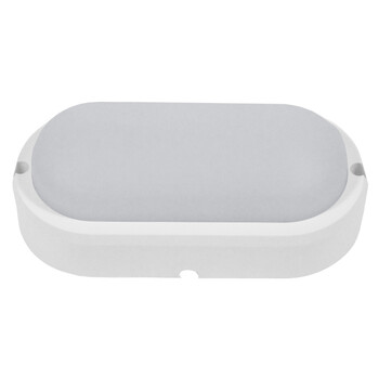 LED Πλαφονιέρα Οβάλ 10W 230V 950lm 180° Αδιάβροχη IP54 Ψυχρό Λευκό 6000k GloboStar 05560