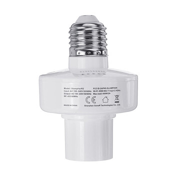 SONOFF E27 to E27 Adaptor Smart Home Switch WiFi - Ασύρματος Έξυπνος Διακόπτης - Αντάπτορας Ντουί E27 σε E27 GloboStar 48457