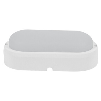 LED Πλαφονιέρα Οβάλ 10W 230V 950lm 180° Αδιάβροχη IP54 Ψυχρό Λευκό 6000k GloboStar 05560