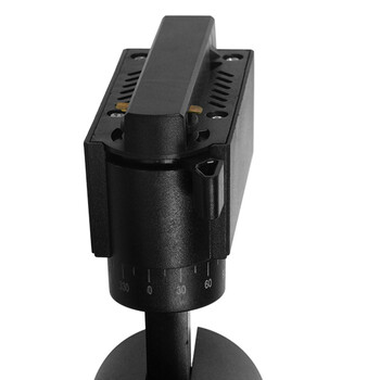 Μονοφασικό Bridgelux COB LED Μάυρο Φωτιστικό Σποτ Ράγας 10W 230V 1200lm 30° Θερμό Λευκό 3000k GloboStar 93093