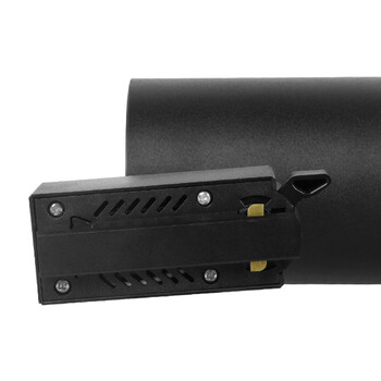 Μονοφασικό Bridgelux COB LED Μάυρο Φωτιστικό Σποτ Ράγας 10W 230V 1200lm 30° Θερμό Λευκό 3000k GloboStar 93093