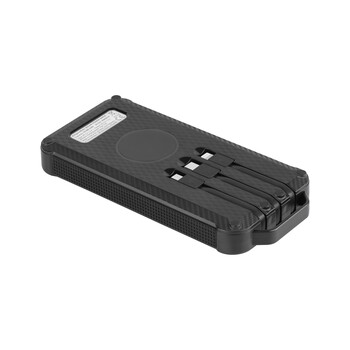 KM0910 . Ηλιακό Power Bank 10000mAh με USB A, Type C, Lightning Kruger&Matz