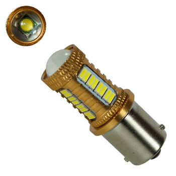 Λαμπτήρας 1156 32 SMD 4014 και 1 Cree LED Can Bus 12v Ψυχρό 6000k GloboStar 81230