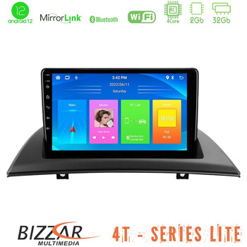 Bizzar 4t Series bmw x3 e83 4core Android12 2+32gb Navigation Multimedia Tablet 9 u-lvb-Bm0780