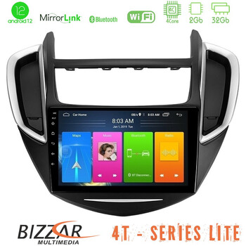 Bizzar 4t Series Chevrolet Trax 2013-2020 4core Android12 2+32gb Navigation Multimedia Tablet 9 u-lvb-Cv0053