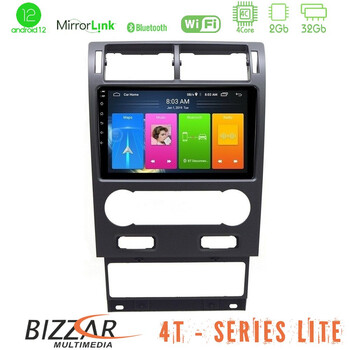 Bizzar 4t Series Ford Mondeo 2004-2007 4core Android12 2+32gb Navigation Multimedia Tablet 9 u-lvb-Fd1064