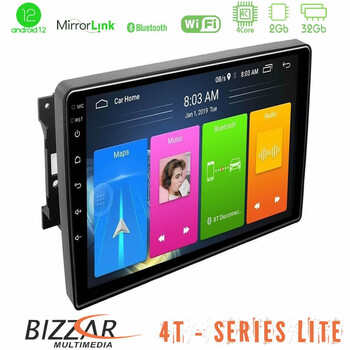 Bizzar 4t Series Chrysler / Dodge / Jeep 4core Android12 2+32gb Navigation Multimedia Tablet 10 u-lvb-Jp0744