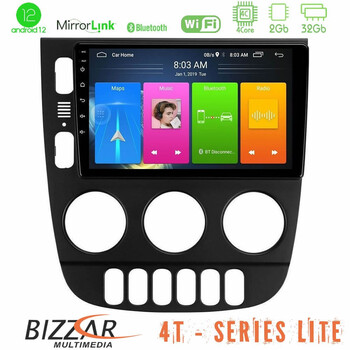 Bizzar 4t Series Mercedes ml Class 1998-2005 4core Android12 2+32gb Navigation Multimedia Tablet 9 u-lvb-Mb1418