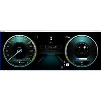 Mercedes c Class W204 2011-2014 Digital lcd Instrument Cluster 12.3 με hd Οθόνη 1920*720 u-dic-Mb204fl