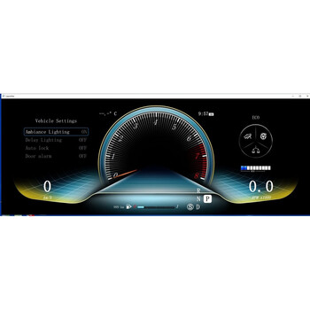 Mercedes c Class W204 2011-2014 Digital lcd Instrument Cluster 12.3 με hd Οθόνη 1920*720 u-dic-Mb204fl