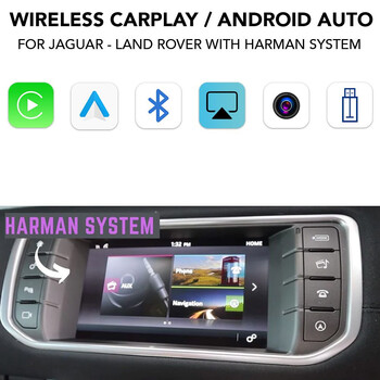 DIGITAL IQ LR 238 CPAA (CARPLAY / ANDROID AUTO BOX for JAGUAR - LAND ROVER mod.2016-2019 with HARMAN System)