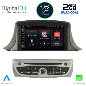 DIGITAL IQ MSR 445_CPA (7" DVD) MULTIMEDIA OEM RENAULT MEGANE 3 mod. 2009-2016
