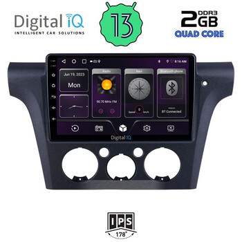 DIGITAL IQ BXB 1441_GPS CLIMA (10inc) MULTIMEDIA TABLET OEM MITSUBISHI OUTLANDER mod. 2001-2005 with CLIMA