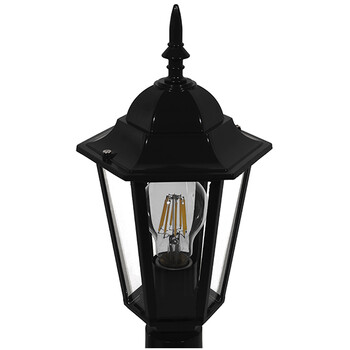 GloboStar® ELLIPSE 01401 Vintage Φωτιστικό Δαπέδου Μονόφωτο 1 x E27 Μαύρο Μεταλλικό Πλέγμα L17 x W16 x H105cm