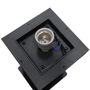 Αδιάβροχο IP65 Φωτιστικό Κολωνάκι Κήπου 15x15x58cm με Βάση E27 230v GloboStar 12143