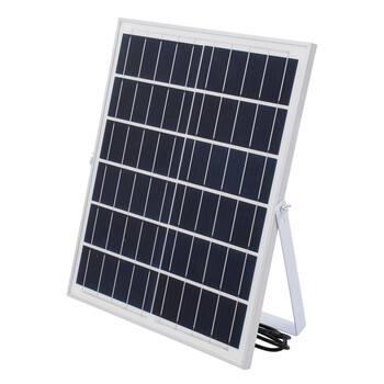 GloboStar® 90203 Αυτόνομος Ηλιακός Φωτοβολταϊκός Προβολέας LED 100W 6000lm με Ενσωματωμένη Μπαταρία 13000mAh - Φωτοβολταϊκό Πάνελ με Αισθητήρα Ημέρας-Νύχτας και Ασύρματο Χειριστήριο RF 2.4Ghz Αδιάβροχος IP66 Ψυχρό Λευκό 6000Κ
