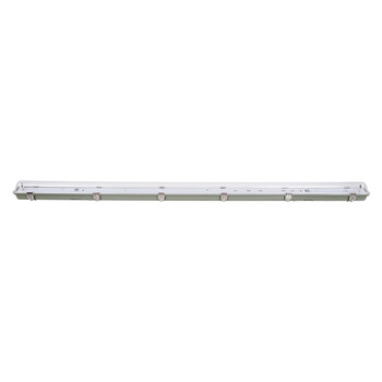 GloboStar® 90614 1 x 150cm T8 Tri-Proof Πλαστικό PC Σκαφάκι με Μεταλλικά Clips για Λάμπα Φθορίου LED Τροφοδοσίας Ενός Άκρου Αδιάβροχο IP65