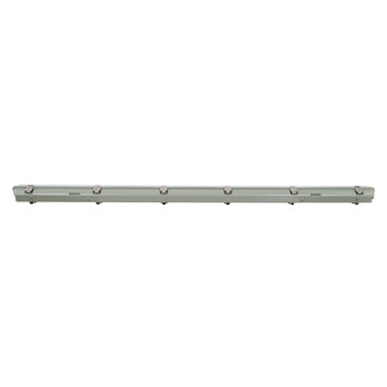 GloboStar® 90614 1 x 150cm T8 Tri-Proof Πλαστικό PC Σκαφάκι με Μεταλλικά Clips για Λάμπα Φθορίου LED Τροφοδοσίας Ενός Άκρου Αδιάβροχο IP65