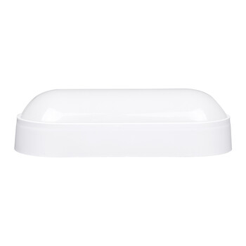 GloboStar® HOMIE 61002 LED Πλαφονιέρα Οροφής - Τοίχου Οβάλ 11W 918lm 150° AC 220-240V Αδιάβροχο IP65 Μ17 x Π7 x Υ4.5cm Θερμό Λευκό 2700K - 3 Years Warranty