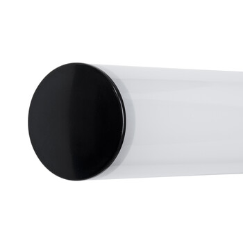 GloboStar® MABEL 60428 Μοντέρνο Φωτιστικό Τοίχου - Απλίκα Καθρέπτη Μπάνιου - Πίνακα LED 12W 1400lm 270° AC 220-240V IP44 Μ60 x Π10 x Υ5cm - Φυσικό Λευκό 4500K - Μαύρο - 3 Years Warranty