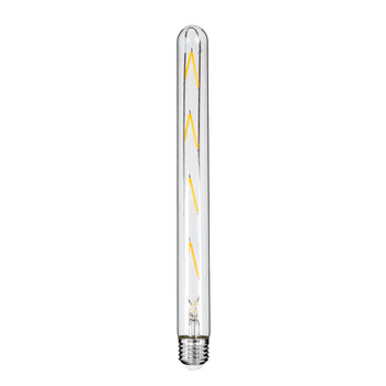 GloboStar® 99020 Λάμπα LED Long Filament E27 T30 Σωλήνας 8W 800lm 360° AC 220-240V IP20 Φ3 x Υ30cm Θερμό Λευκό 2700K με Διάφανο Γυαλί - Dimmable - 3 Years Warranty