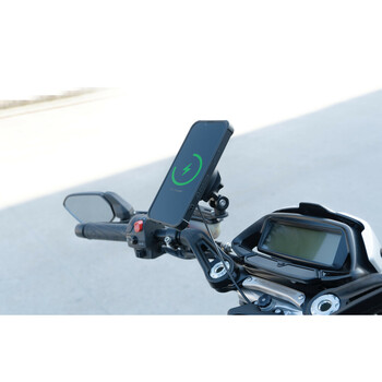 9181.1-LM ΒΑΣΗ ΣΤΗΡΙΞΗΣ ΚΙΝΗΤΟΥ MOTO ΜΕ ΑΣΥΡΜΑΤΗ ΦΟΡΤΙΣΗ (WIRELESS) 15W/180CM ΚΑΛΩΔΙΟ MAGCASE OPTILINE CHARGER LAMPA - 1 ΤΕΜ.