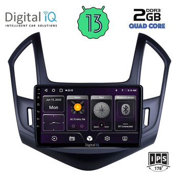 DIGITAL IQ BXB 1077_GPS (9inc) MULTIMEDIA TABLET OEM CHEVROLET CRUZE mod. 2013-2015