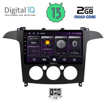 DIGITAL IQ BXB 1175_GPS A/C (9inc) MULTIMEDIA TABLET OEM FORD SMAX mod. 2006-2014