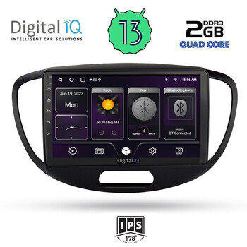 DIGITAL IQ BXB 1223_GPS (9inc) MULTIMEDIA TABLET OEM HYUNDAI i10 mod. 2008-2013