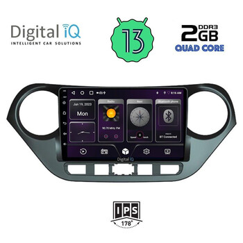 DIGITAL IQ BXB 1224_GPS (9inc) MULTIMEDIA TABLET OEM HYUNDAI i10 mod. 2014-2020