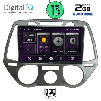 DIGITAL IQ BXB 1228_GPS A/C (9inc) MULTIMEDIA TABLET OEM HYUNDAI i20 mod. 2008-2012