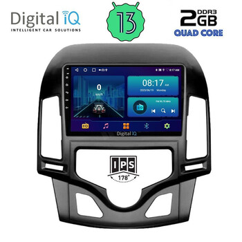 DIGITAL IQ BXB 1231_GPS CLIMA (9inc) MULTIMEDIA TABLET OEM HYUNDAI i30 mod. 2007-2012