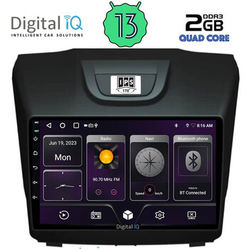 DIGITAL IQ BXB 1255_GPS (9inc) MULTIMEDIA TABLET OEM ISUZU DMAX mod. 2012-2020