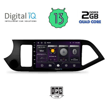 DIGITAL IQ BXB 1308_GPS (9inc) MULTIMEDIA TABLET OEM KIA PICANTO mod. 2011-2017