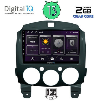DIGITAL IQ BXB 1361_GPS (9inc) MULTIMEDIA TABLET OEM MAZDA 2  mod. 2007-2014