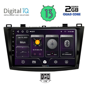 DIGITAL IQ BXB 1366_GPS (9inc) MULTIMEDIA TABLET OEM MAZDA 3 mod. 2009-2014