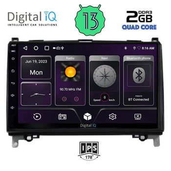 DIGITAL IQ BXB 1400_GPS (9inc) MULTIMEDIA TABLET OEM MERCEDES A – B -SPRINTER – VITO mod. 2004>